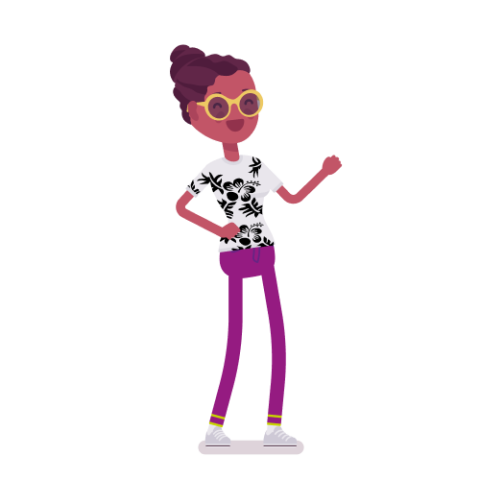 Femme qui parle